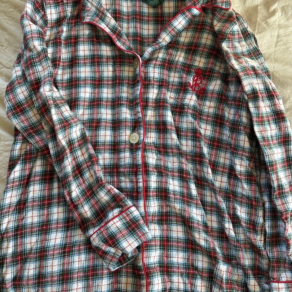 Ralph Lauren Multicolor Plaid Night Shirt